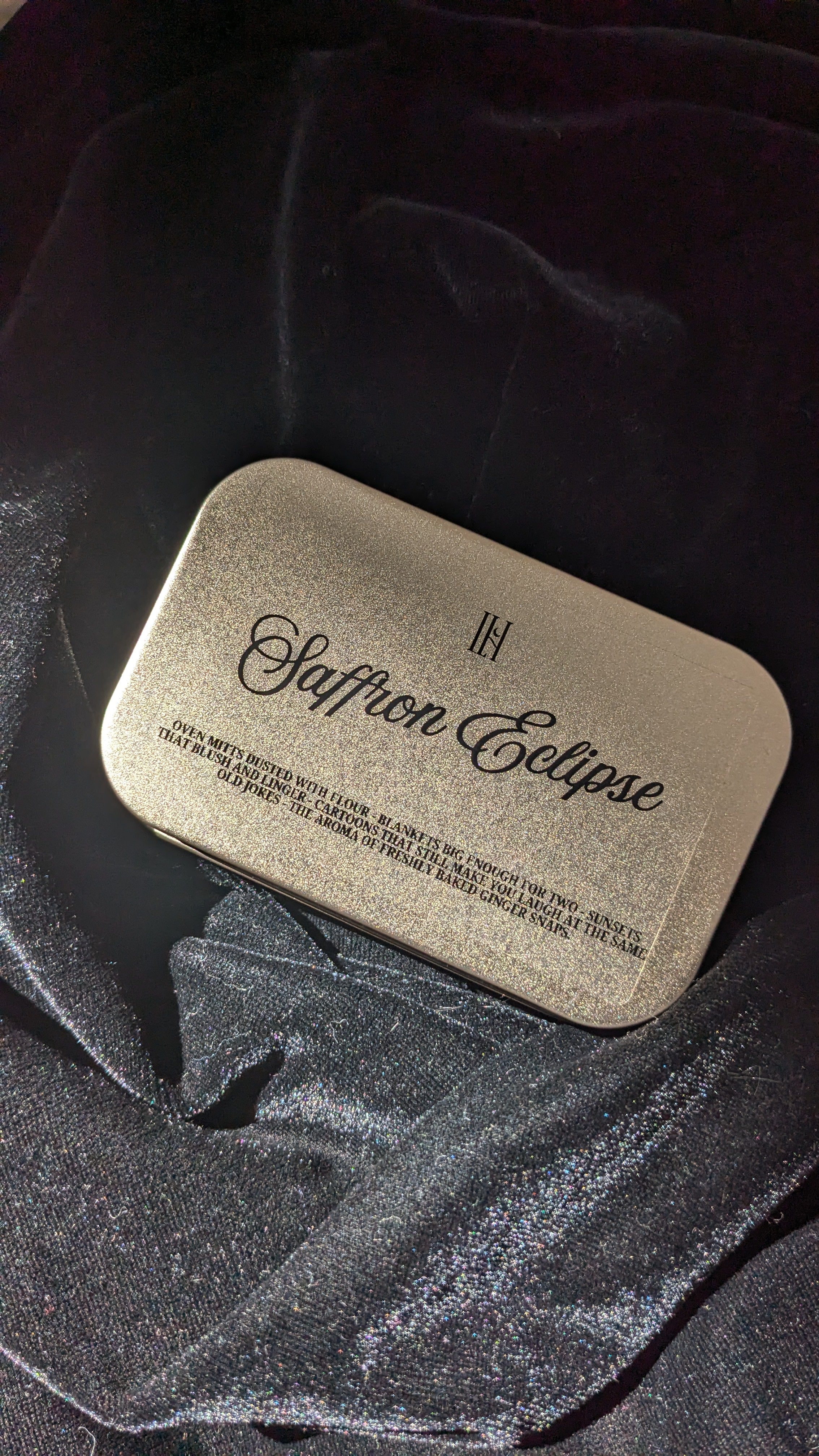 Saffron Eclipse Incense Cone