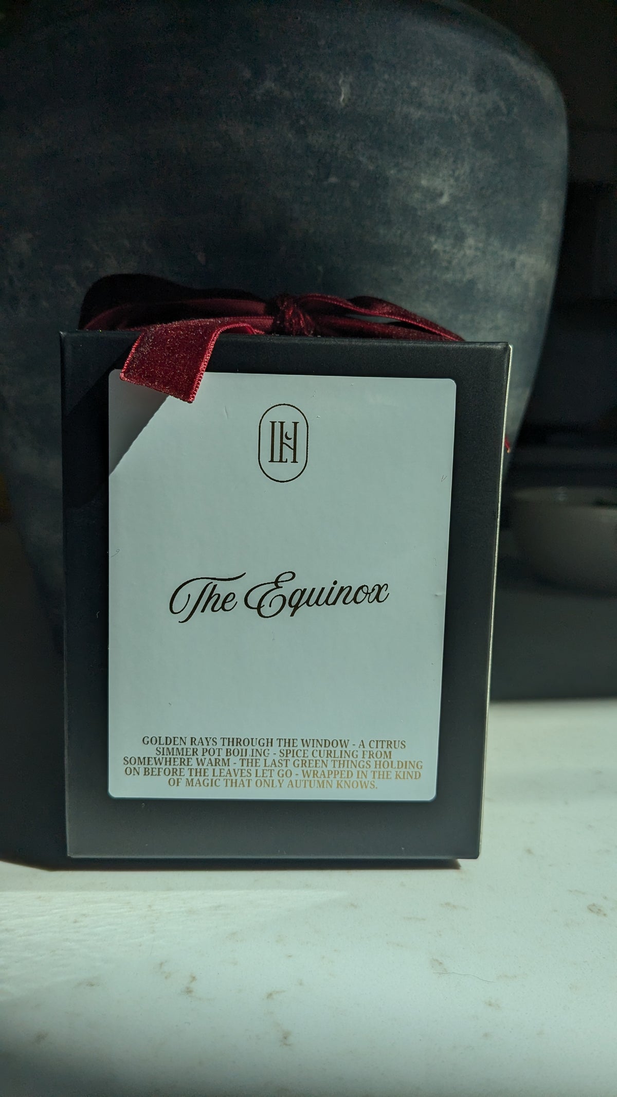 The Equinox Tin Candle
